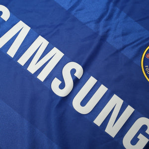 2011/12 Drogba #11 Chelsea Vintage adidas CL Home Football Shirt (L)