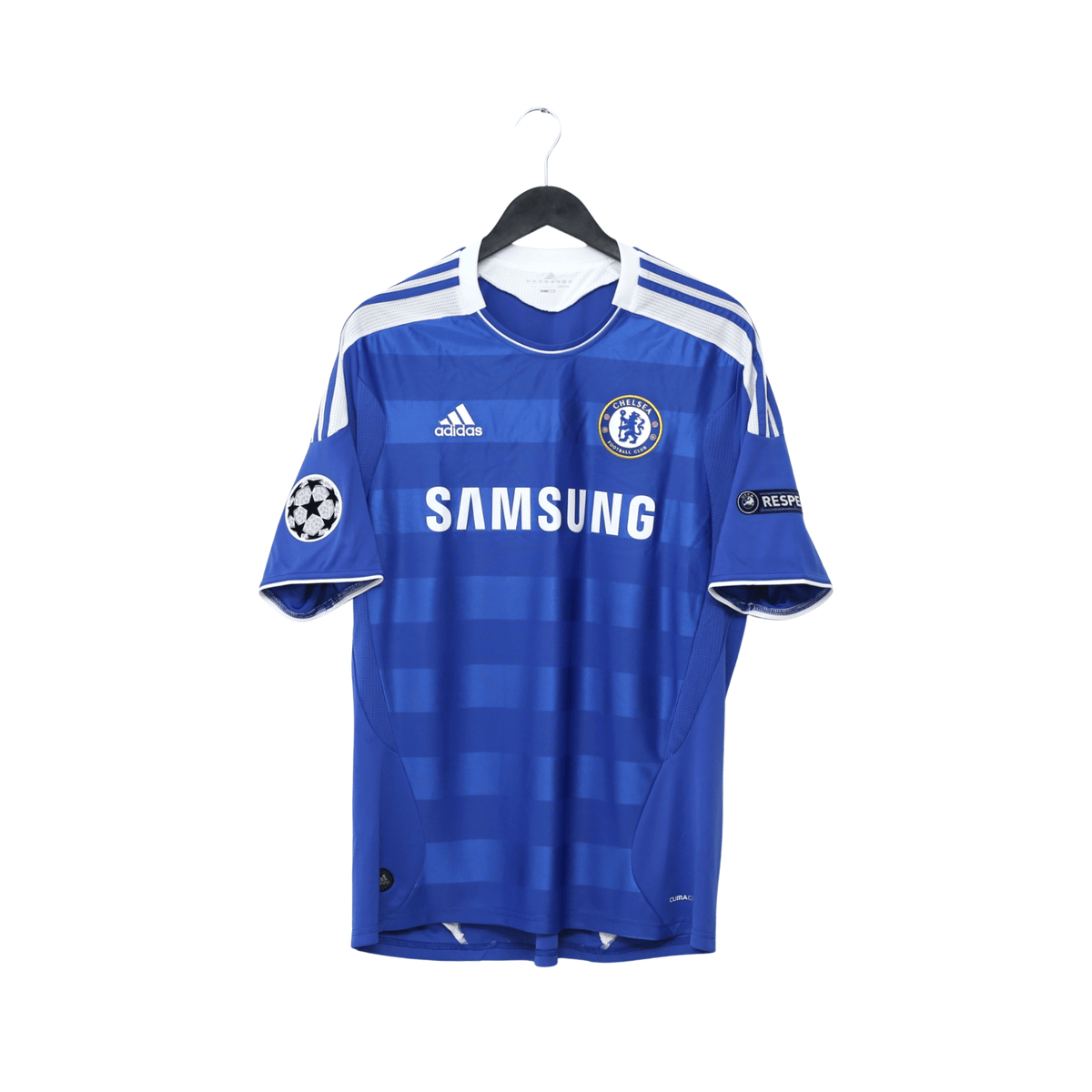 2011/12 Drogba #11 Chelsea Vintage adidas CL Home Football Shirt (L)