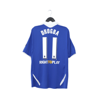 2011/12 Drogba #11 Chelsea Vintage adidas CL Home Football Shirt (L)