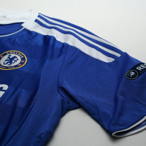 2011/12 Drogba #11 Chelsea Vintage adidas CL Home Football Shirt (L)