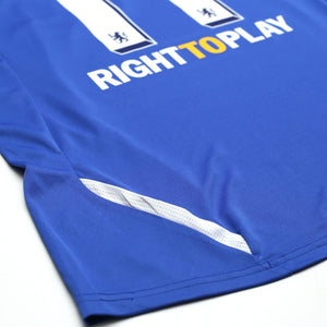 2011/12 Drogba #11 Chelsea Vintage adidas CL Home Football Shirt (L)
