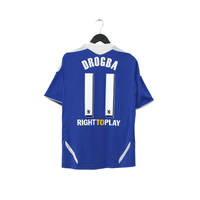 2011/12 Drogba #11 Chelsea Vintage adidas UCL Home Football Shirt (M)