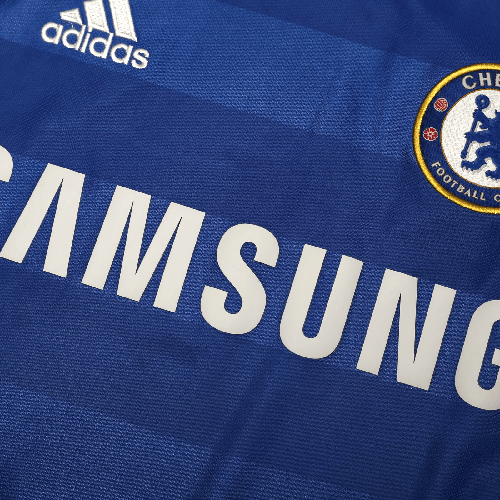 2011/12 Drogba #11 Chelsea Vintage adidas UCL Home Football Shirt (M)