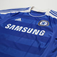 2011/12 Drogba #11 Chelsea Vintage adidas UCL Home Football Shirt (M)