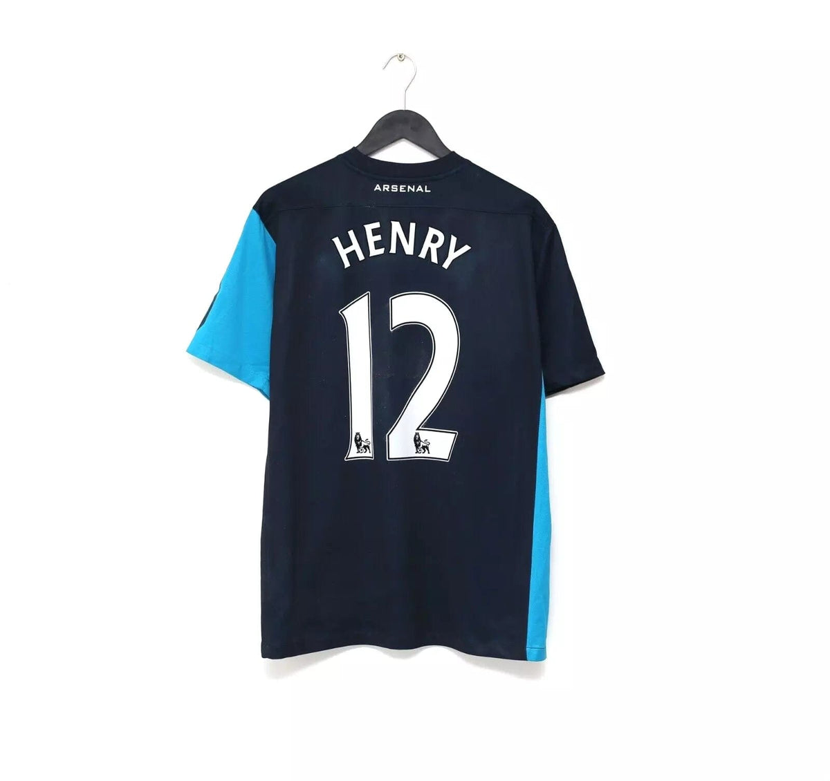 2011/12 HENRY #12 Arsenal Vintage Nike Away Football Shirt (L)