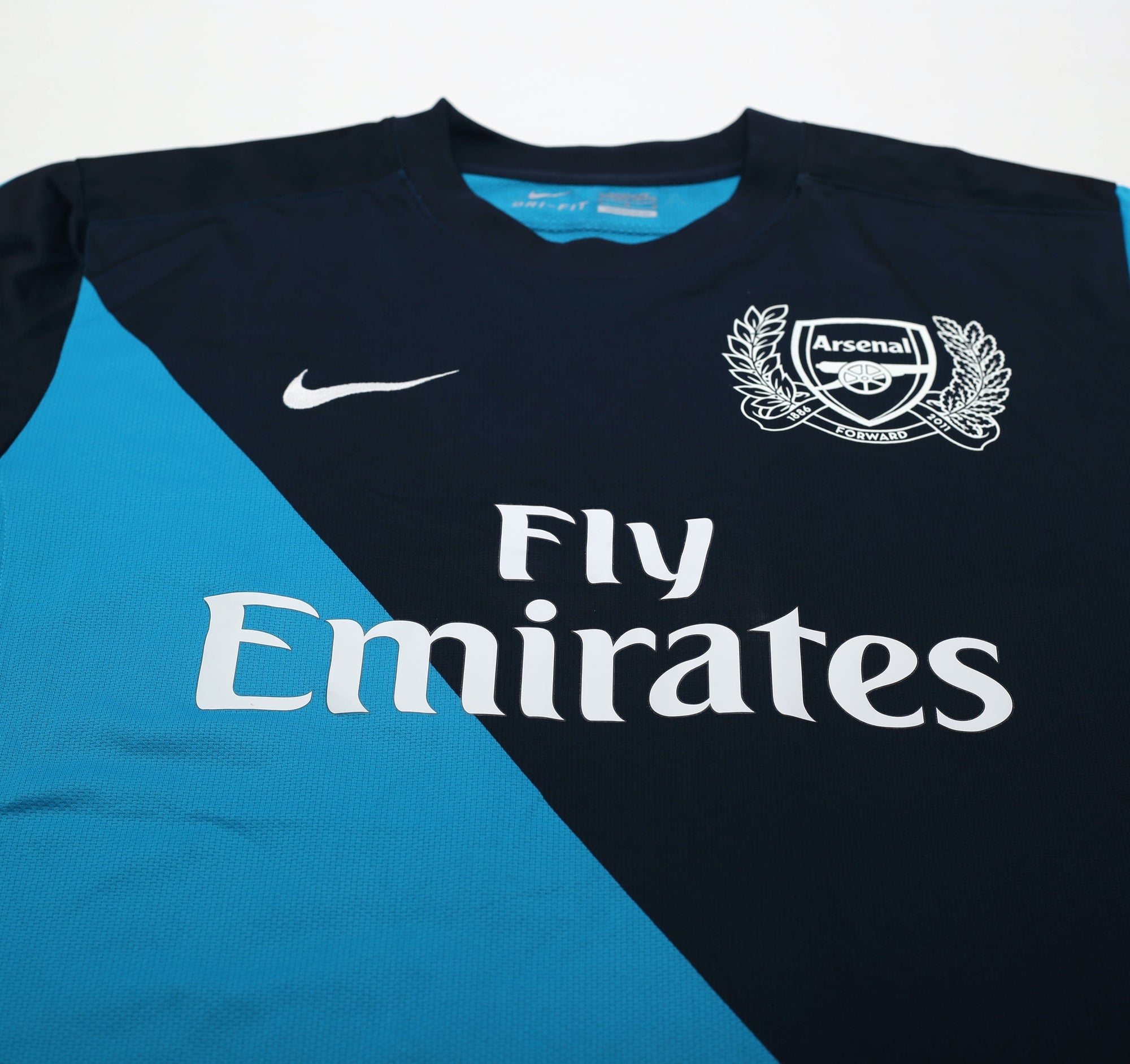 2011/12 HENRY #12 Arsenal Vintage Nike Away Football Shirt (L)