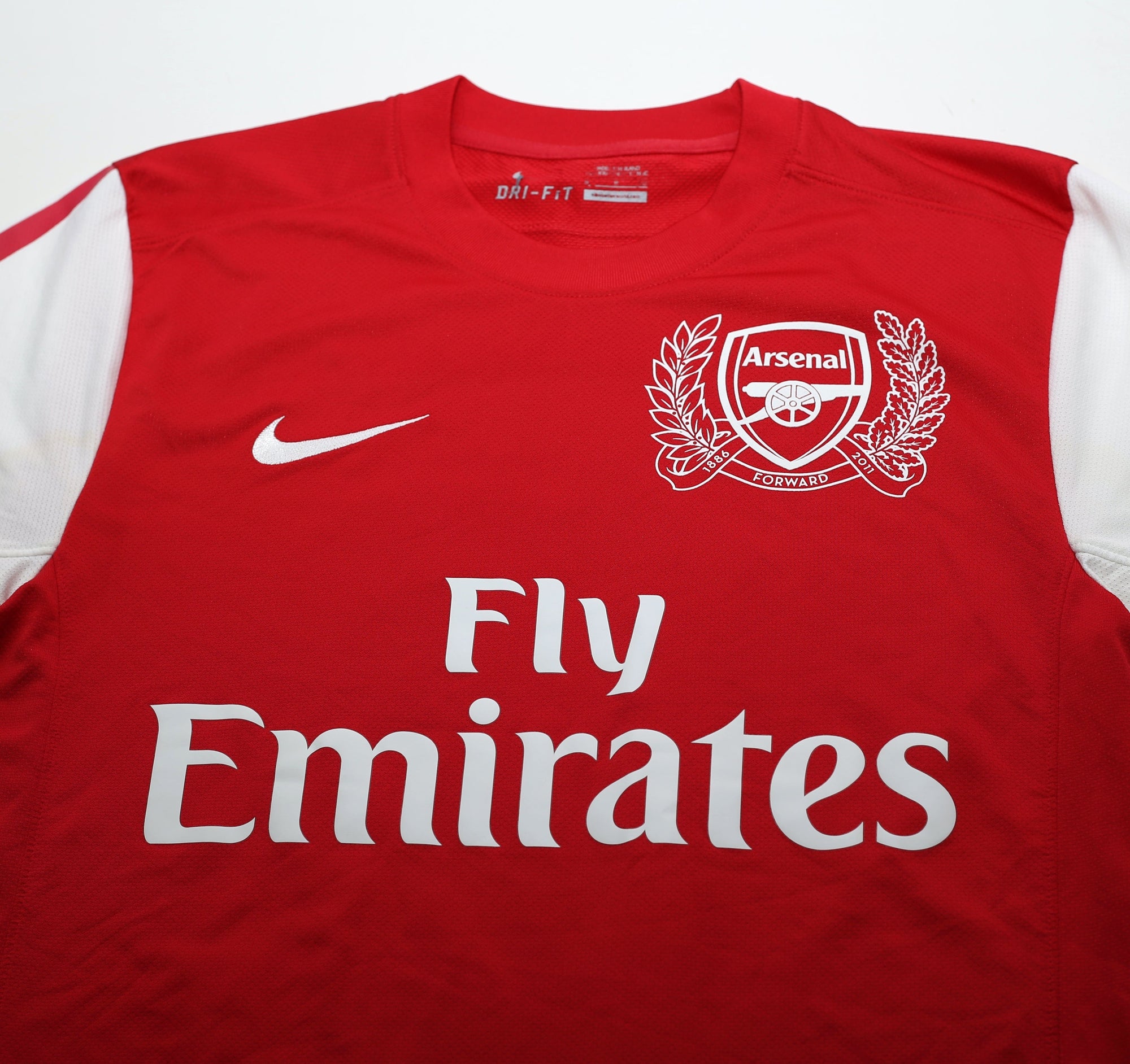 2011/12 HENRY #12 Arsenal Vintage Nike Home Football Shirt Jersey (S)