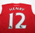 2011/12 HENRY #12 Arsenal Vintage Nike Home Football Shirt Jersey (S)