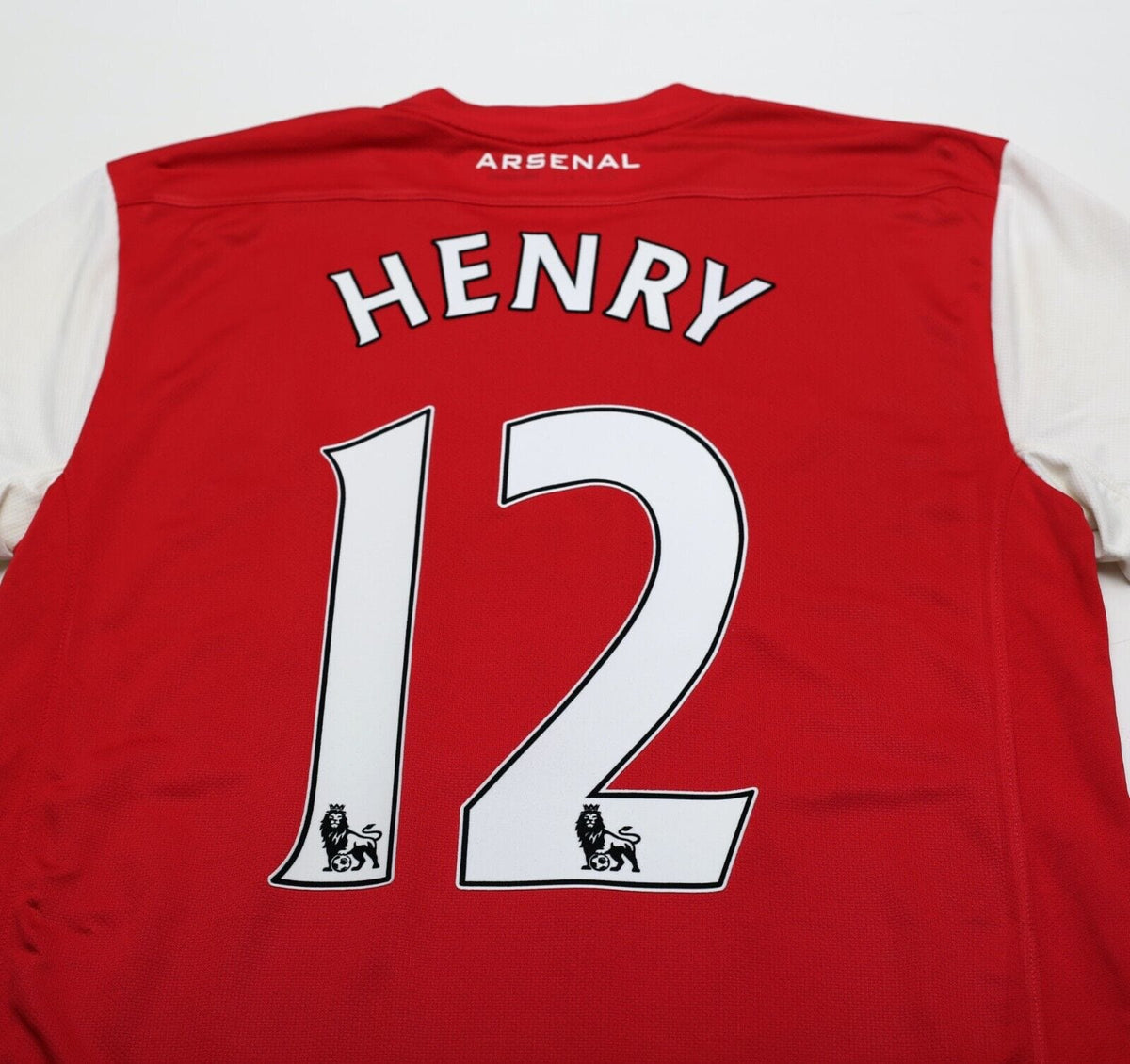 2011/12 HENRY #12 Arsenal Vintage Nike Home Football Shirt (M)
