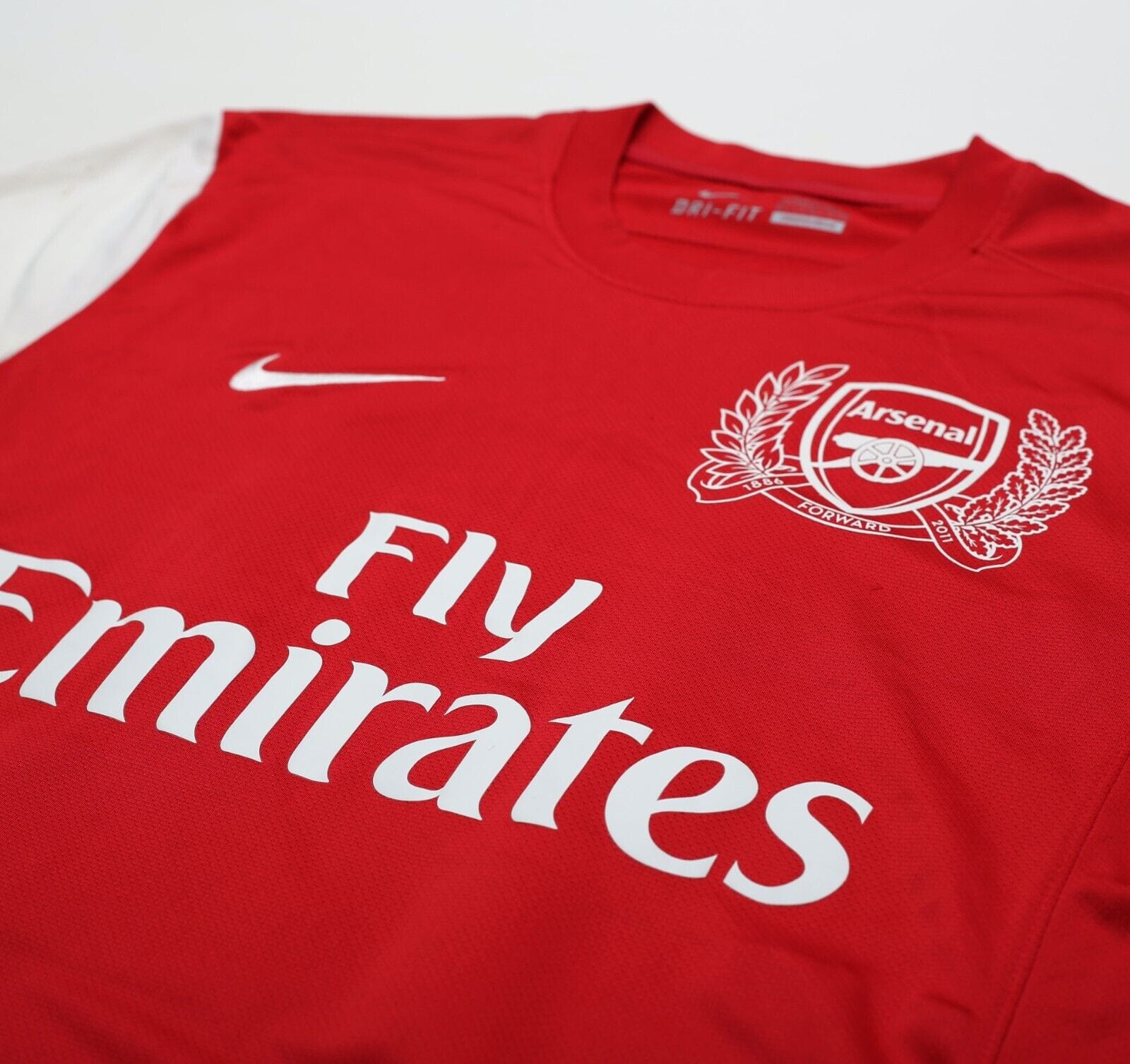 2011/12 HENRY #12 Arsenal Vintage Nike Home Football Shirt (M)