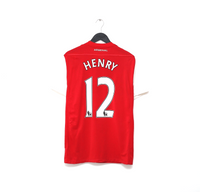 2011/12 HENRY #12 Arsenal Vintage Nike Home Football Shirt (M)