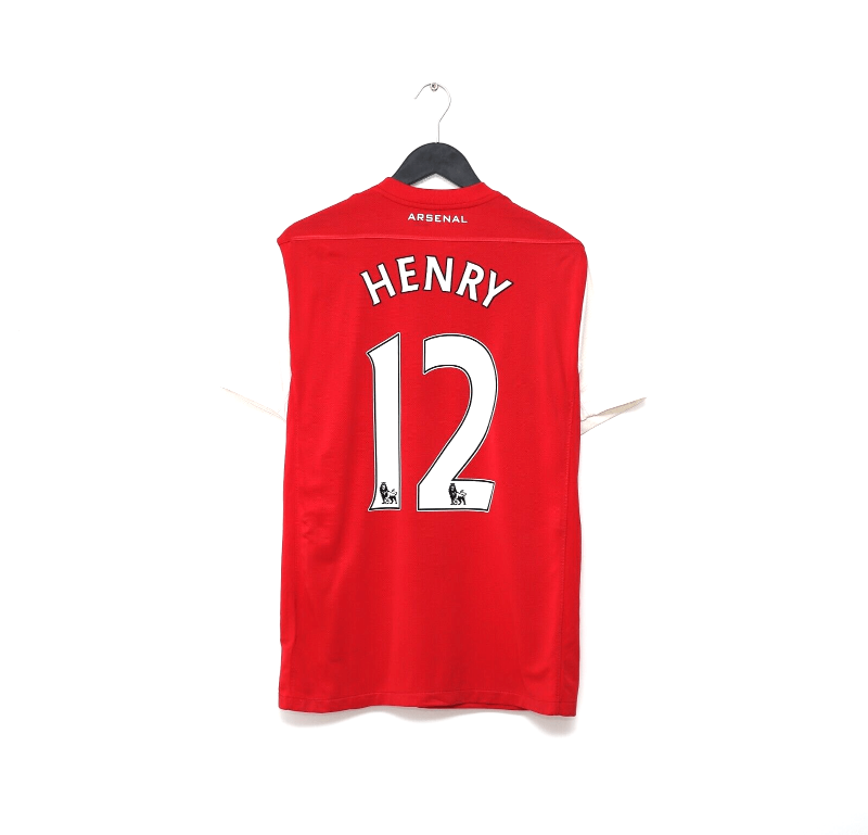 2011/12 HENRY #12 Arsenal Vintage Nike Home Football Shirt (M)