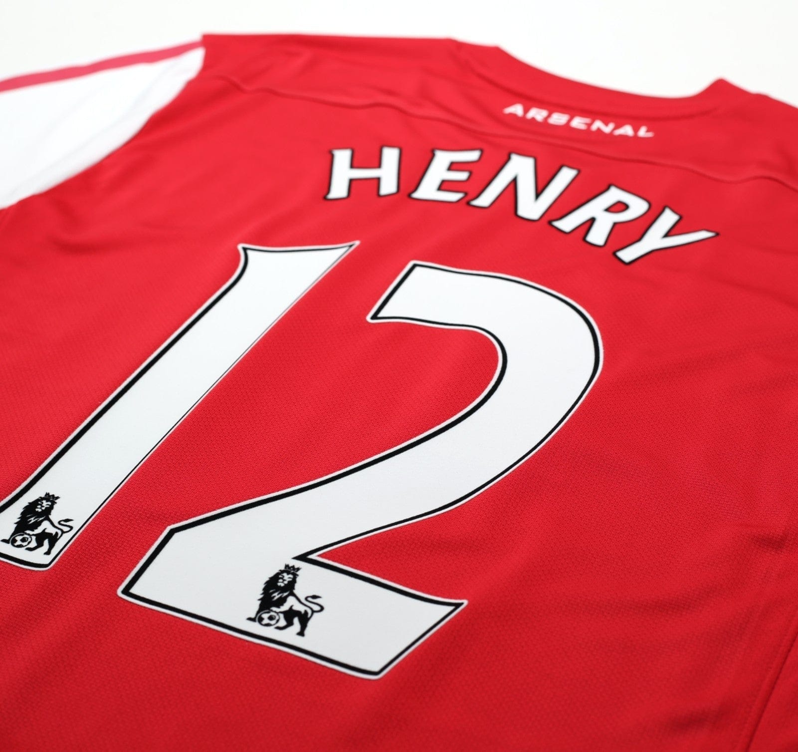 2011/12 HENRY #12 Arsenal Vintage Nike Home Football Shirt (M)