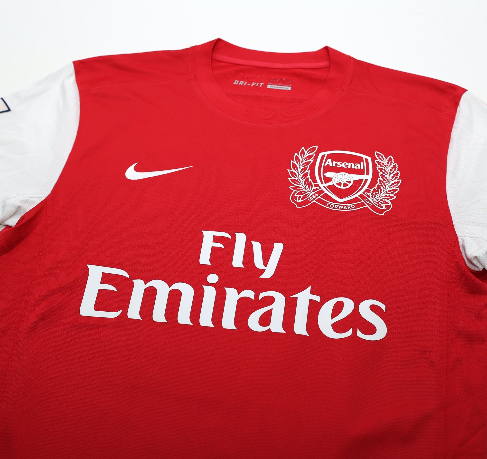 2011/12 HENRY #12 Arsenal Vintage Nike Home Football Shirt (M)