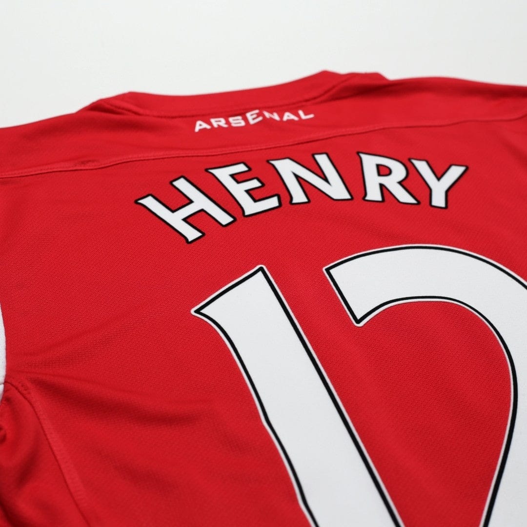 2011/12 Henry #12 Arsenal Vintage Nike L/S Home Football Shirt (S)