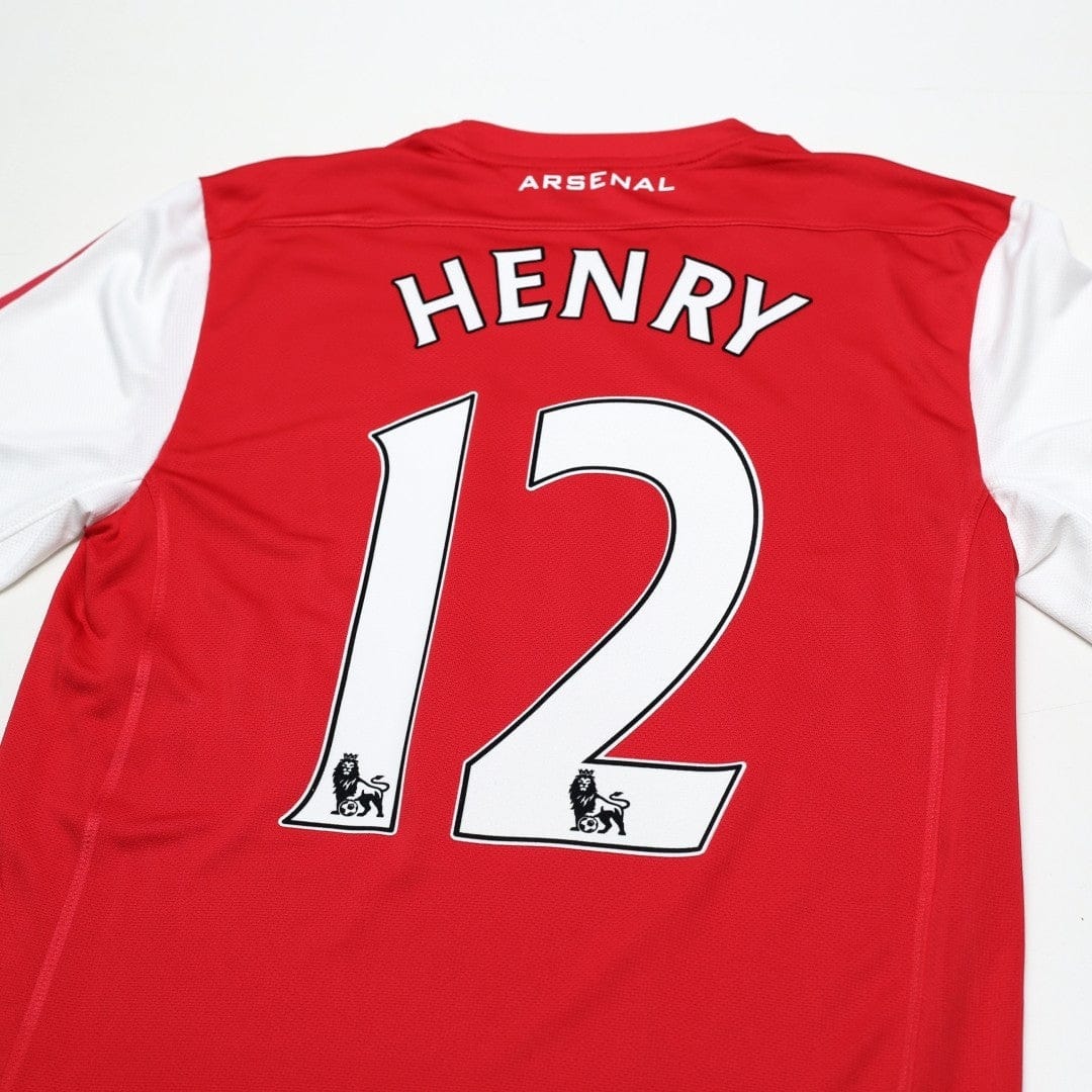 2011/12 Henry #12 Arsenal Vintage Nike L/S Home Football Shirt (S)