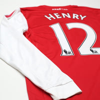 2011/12 Henry #12 Arsenal Vintage Nike L/S Home Football Shirt (S)