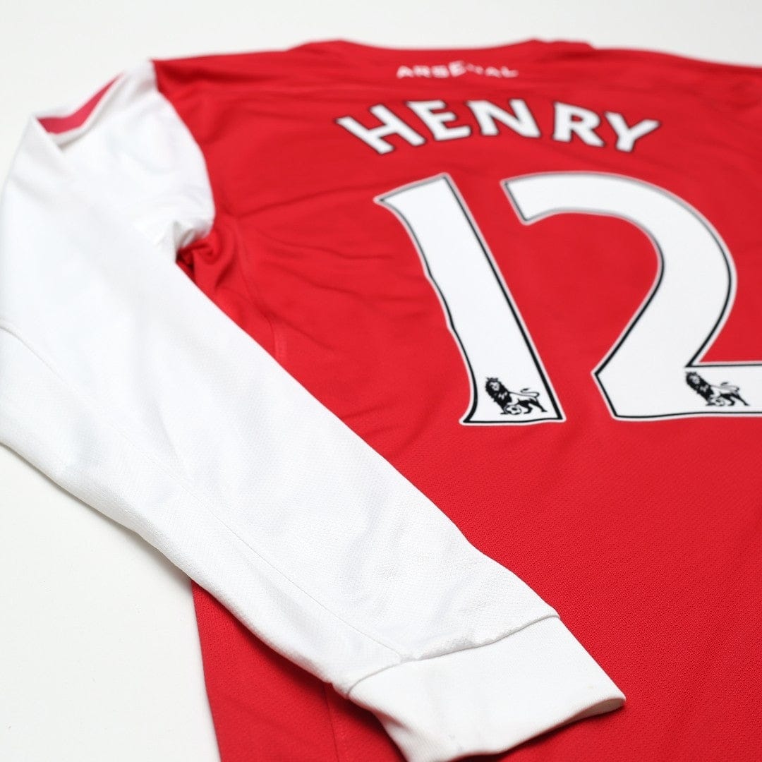 2011/12 Henry #12 Arsenal Vintage Nike L/S Home Football Shirt (S)