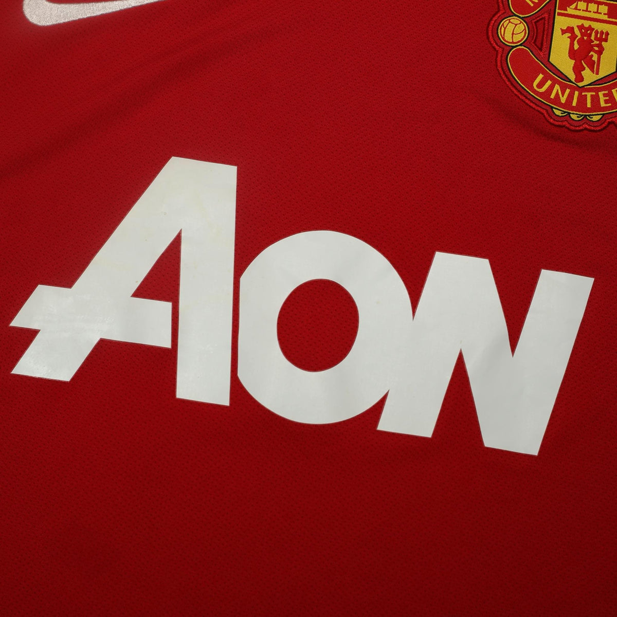 2011/12 J. S. Park #13 Manchester United Vintage Nike Home Football Shirt (L)