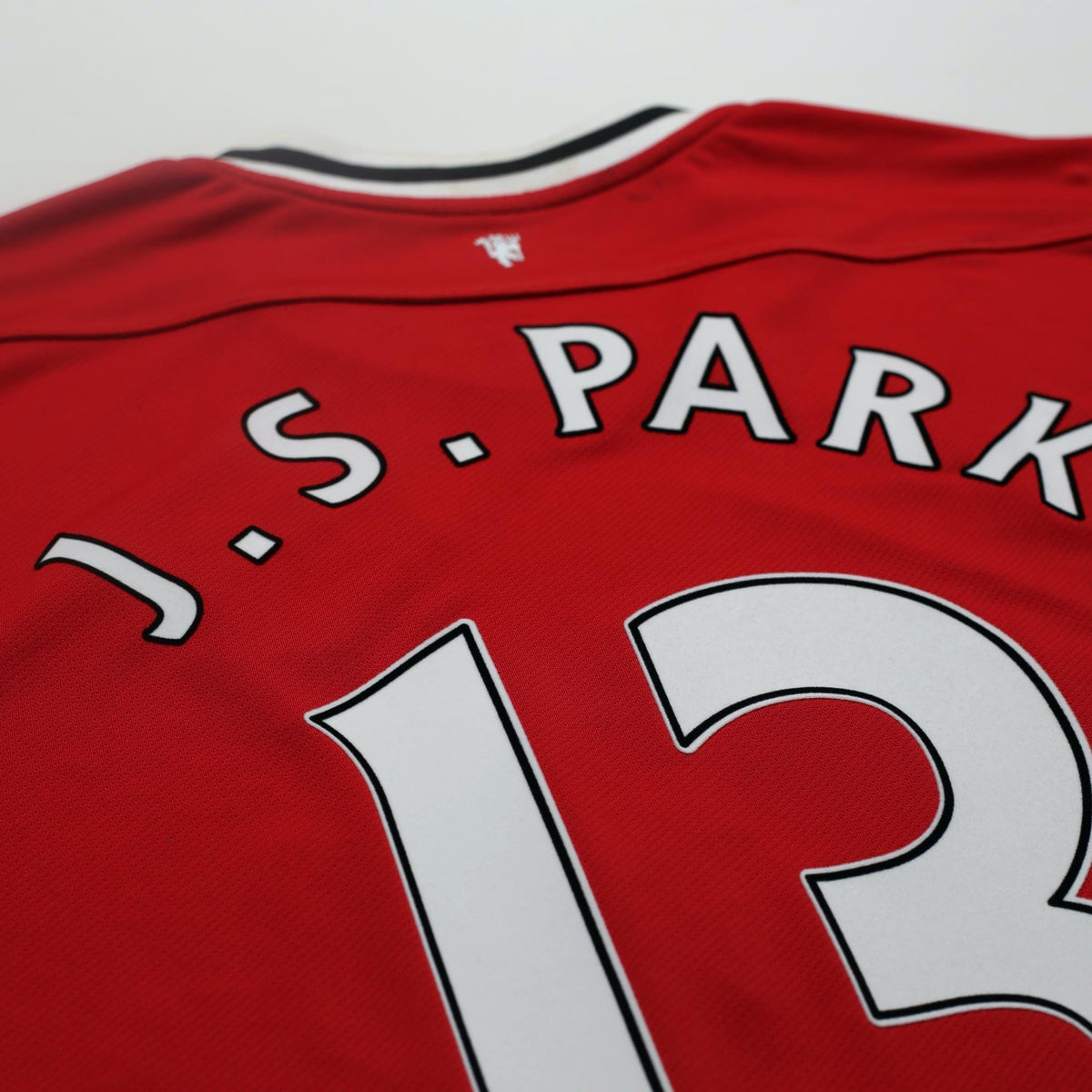 2011/12 J. S. Park #13 Manchester United Vintage Nike Home Football Shirt (L)