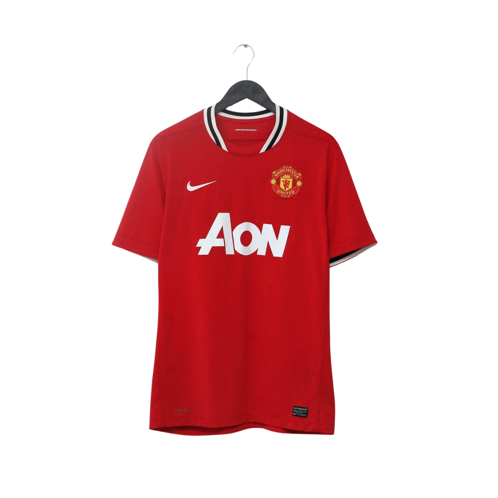 2011/12 J. S. Park #13 Manchester United Vintage Nike Home Football Shirt (L)