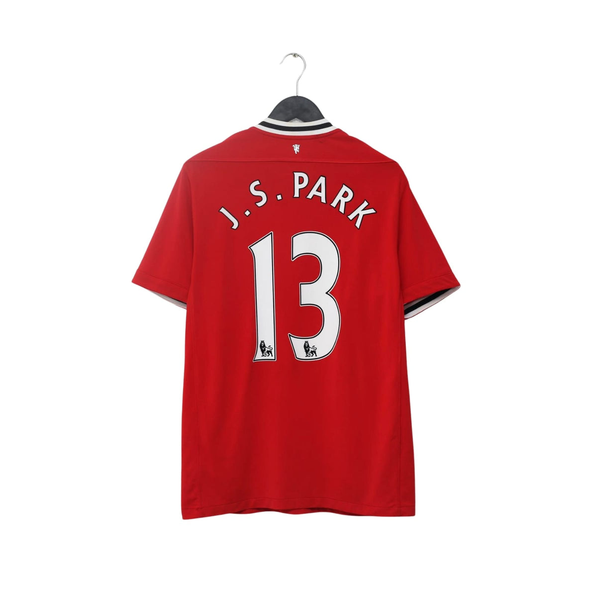 2011/12 J. S. Park #13 Manchester United Vintage Nike Home Football Shirt (L)