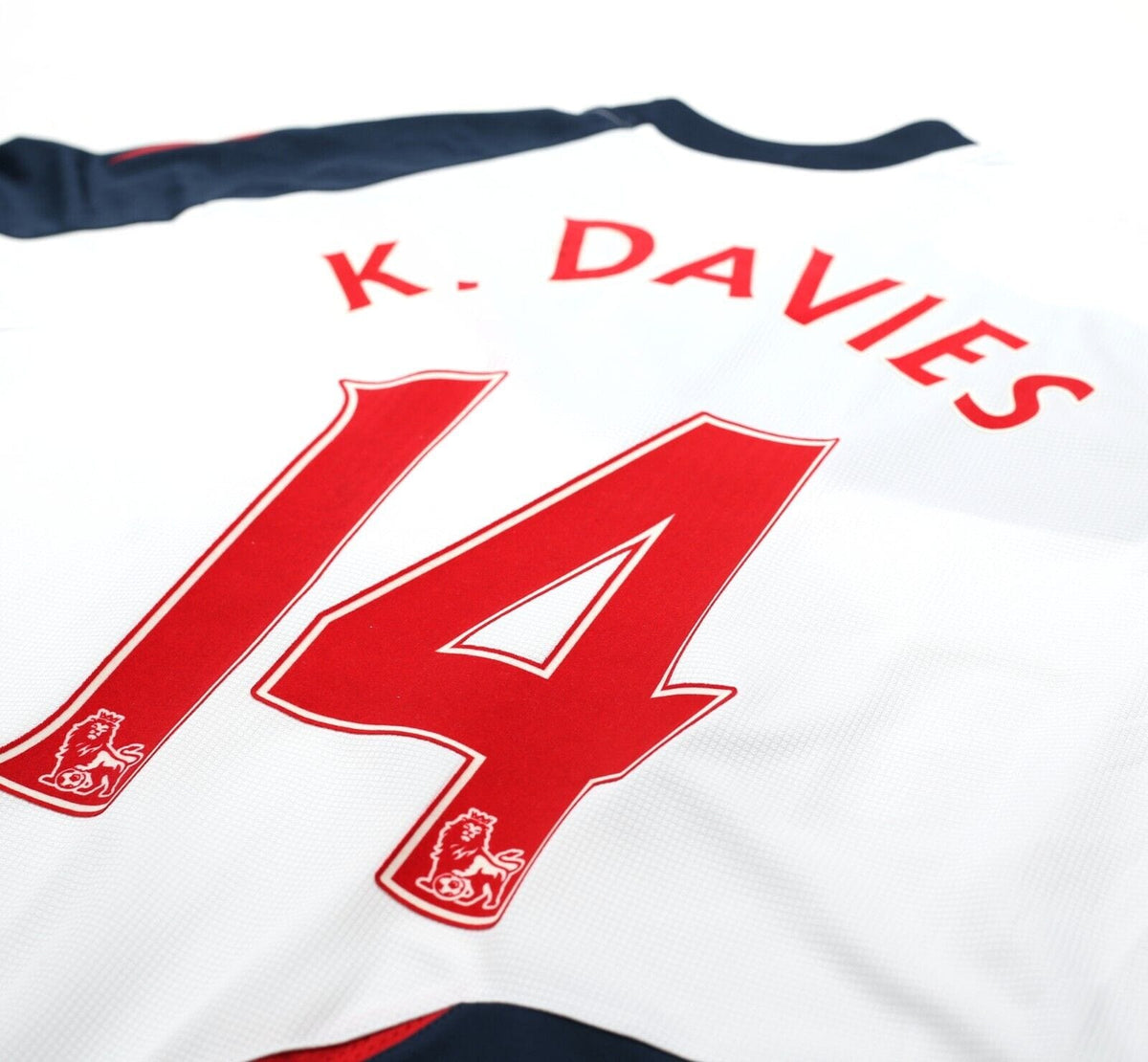 2011/12 K. DAVIES #14 Bolton Wanderers Vintage Reebok Home Football Shirt (M)
