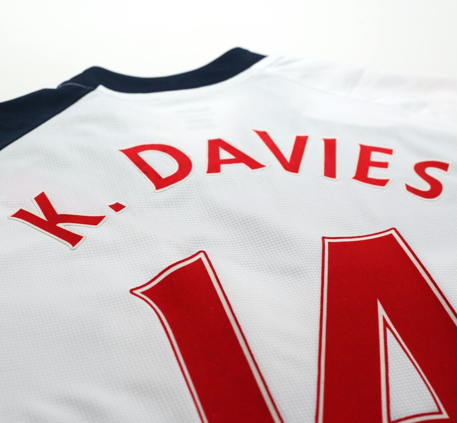 2011/12 K. DAVIES #14 Bolton Wanderers Vintage Reebok Home Football Shirt (M)