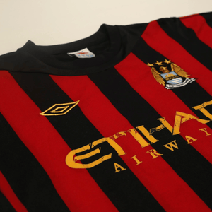 2011/12 Manchester City Vintage Umbro Away Football Shirt (M) 40