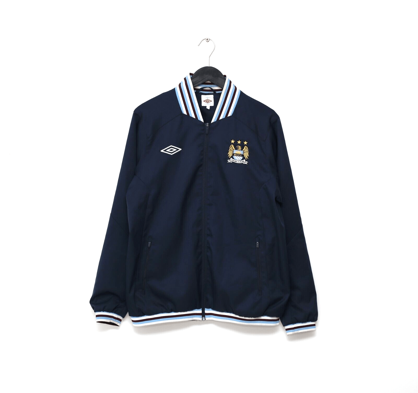 2011/12 Manchester City Vintage Umbro Football Anthem Jacket Track Top (L)