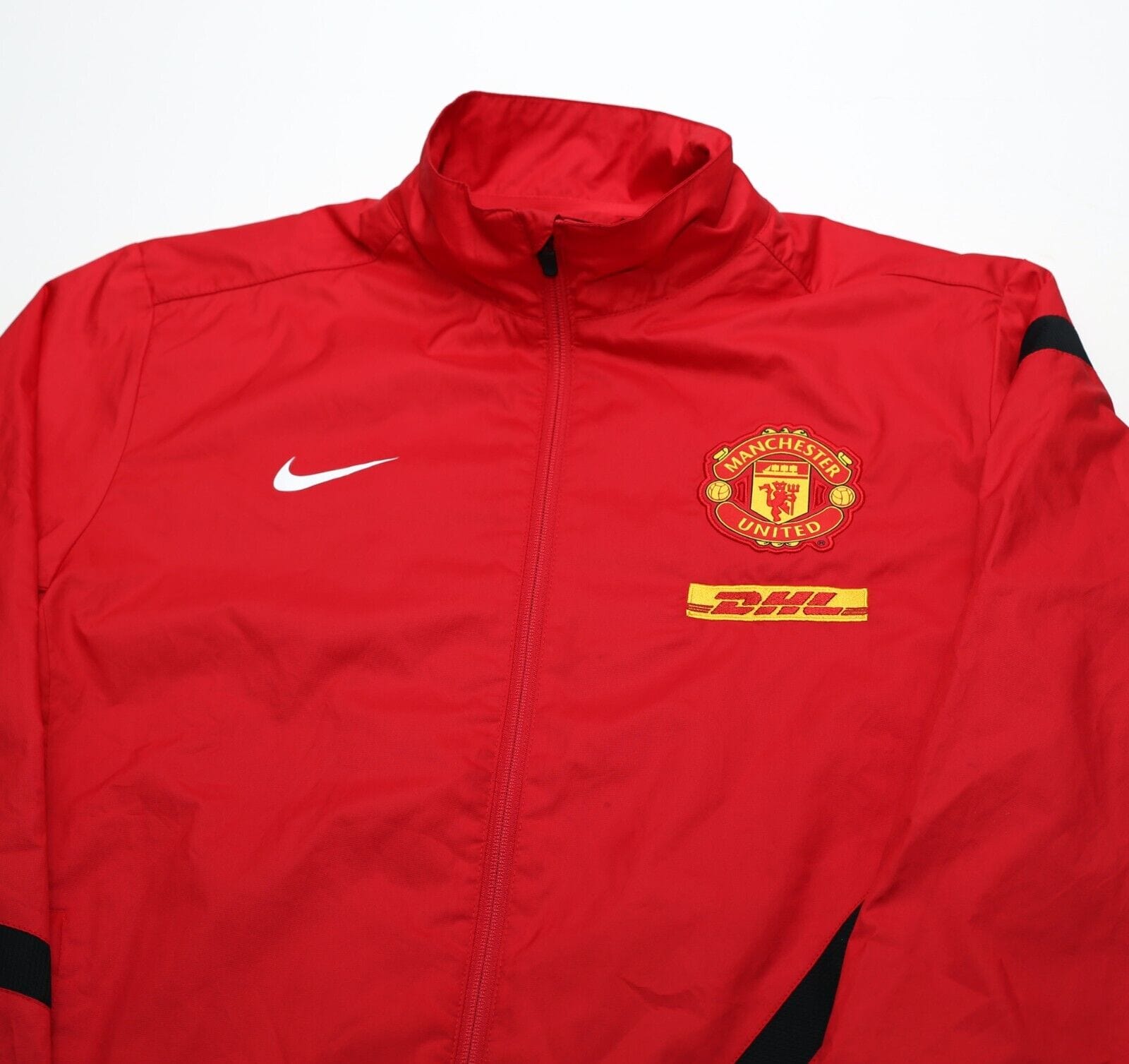 2011/12 MANCHESTER UNITED Vintage Nike Football Track Top Jacket (L)