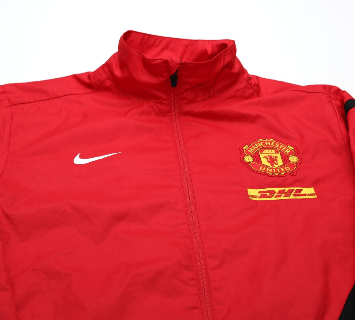 2011/12 MANCHESTER UNITED Vintage Nike Football Track Top Jacket (L)