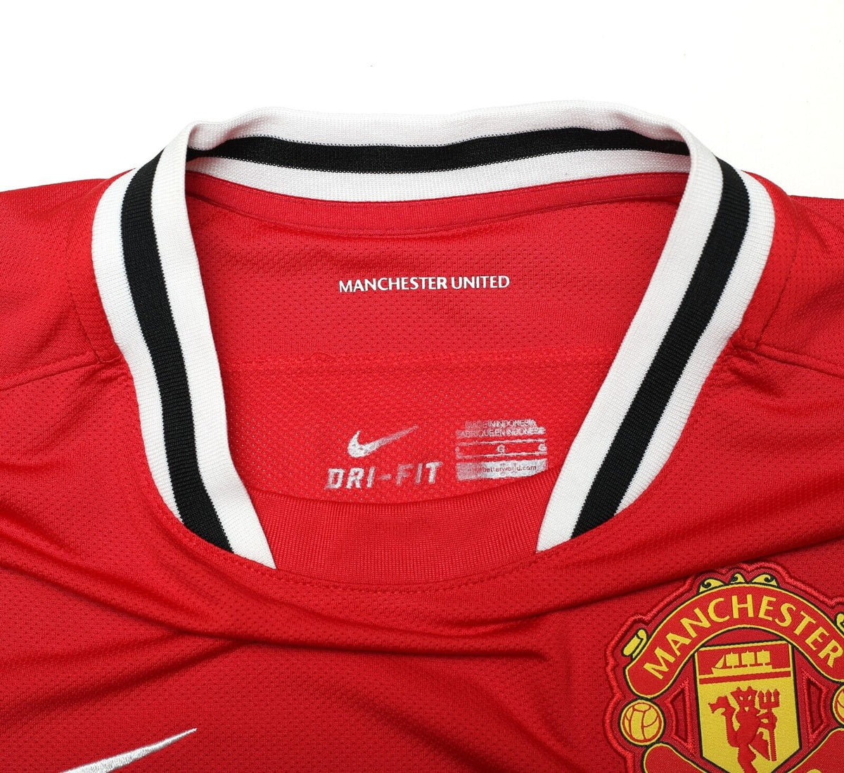 2011/12 MORRISON #49 Manchester United Vintage Nike Home Football Shirt (M/L)