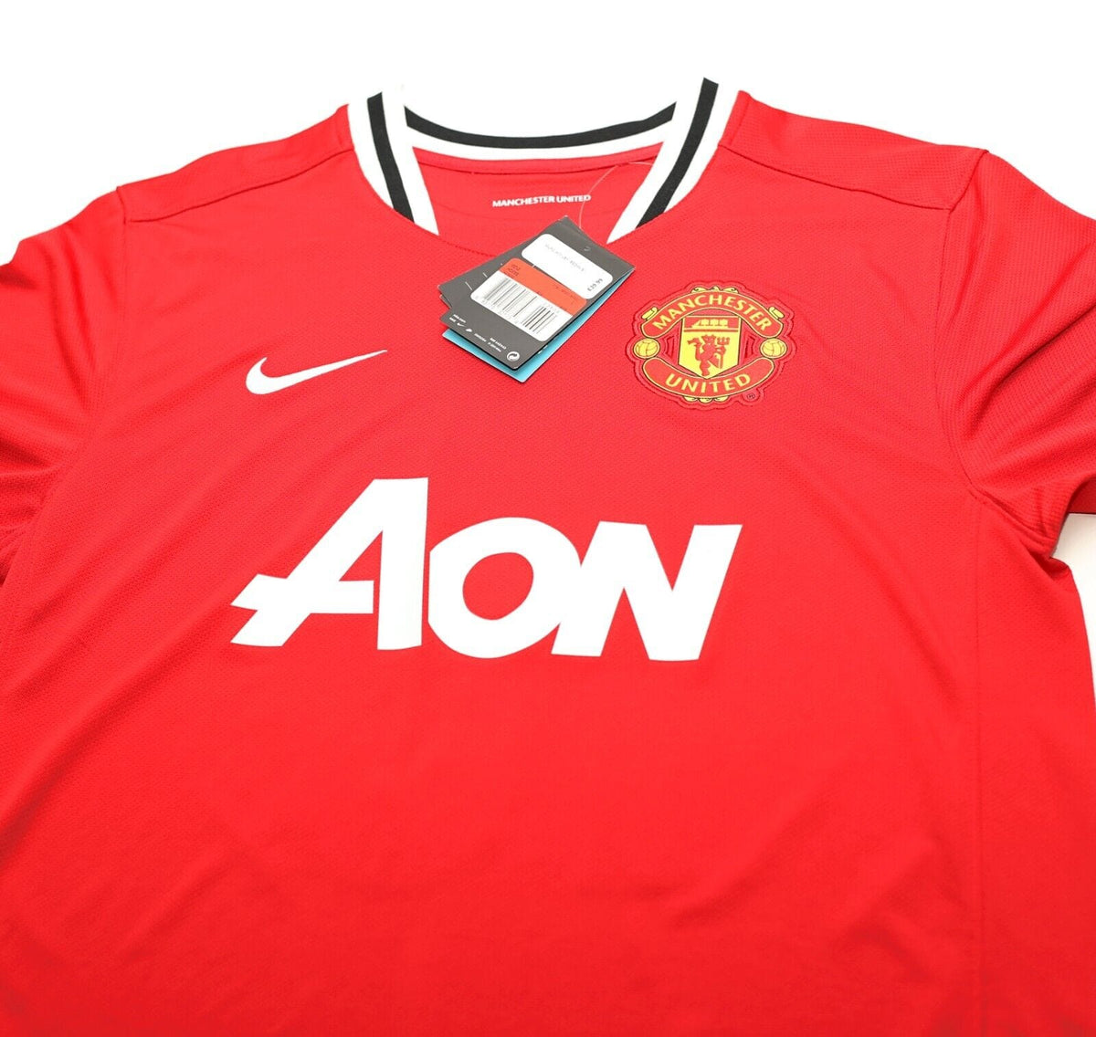 2011/12 ROONEY #10 Manchester United Vintage Nike Home Football Shirt (L) BNWT