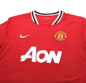 2011/12 ROONEY #10 Manchester United Vintage Nike Home Football Shirt (L/XL)