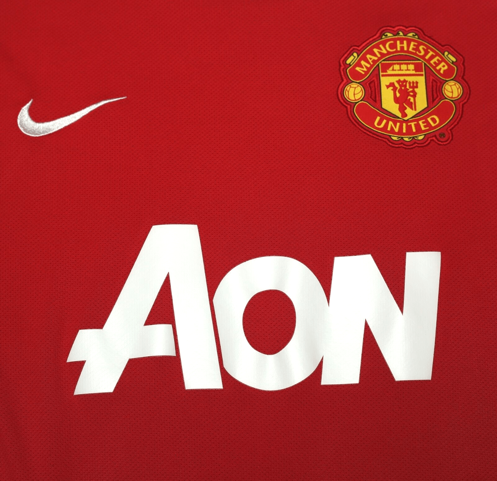 2011/12 ROONEY #10 Manchester United Vintage Nike Home Football Shirt (L/XL)