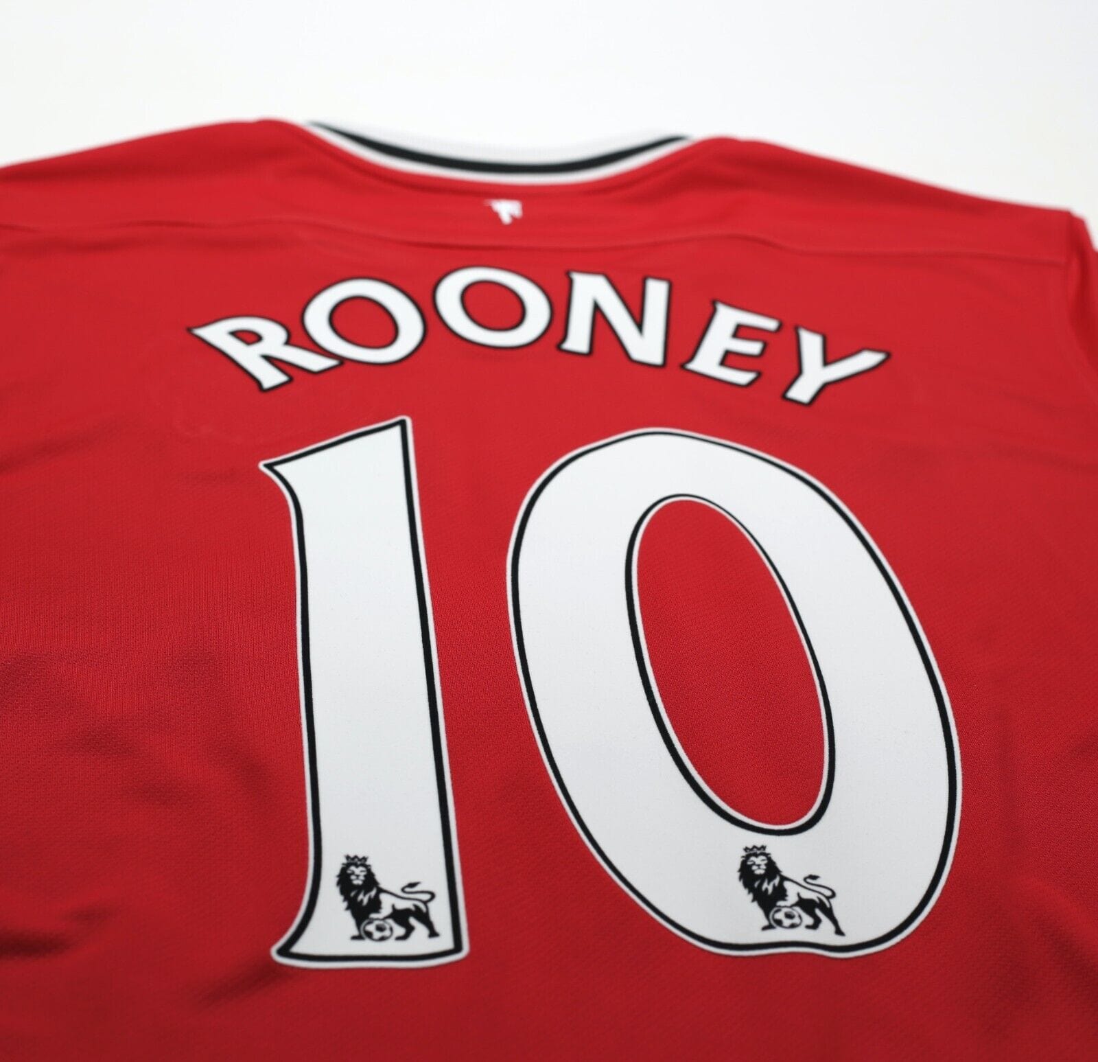 2011/12 ROONEY #10 Manchester United Vintage Nike Home Football Shirt (L/XL)