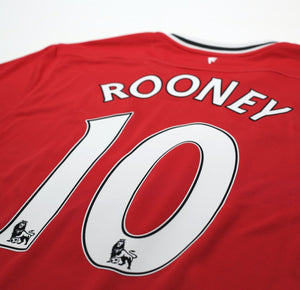 2011/12 ROONEY #10 Manchester United Vintage Nike Home Football Shirt (L/XL)