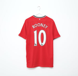 2011/12 ROONEY #10 Manchester United Vintage Nike Home Football Shirt (L/XL)