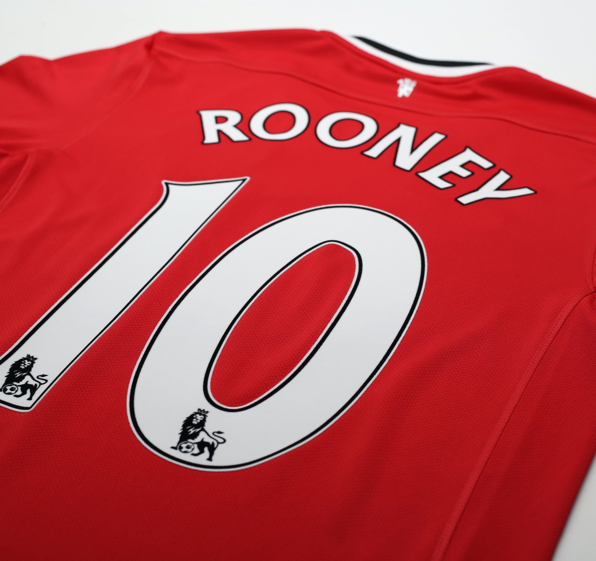 2011/12 ROONEY #10 Manchester United Vintage Nike L/S Home Football Shirt (S)