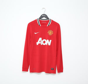 2011/12 ROONEY #10 Manchester United Vintage Nike LS Home Football Shirt (M)