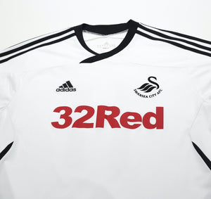 2011/12 SINCLAIR #11 Swansea City Vintage adidas Home Football Shirt (L)