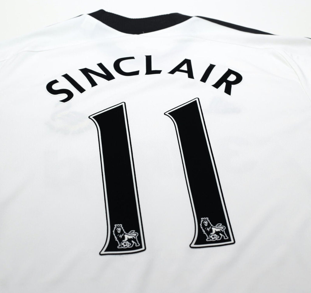 2011/12 SINCLAIR #11 Swansea City Vintage adidas Home Football Shirt (L)