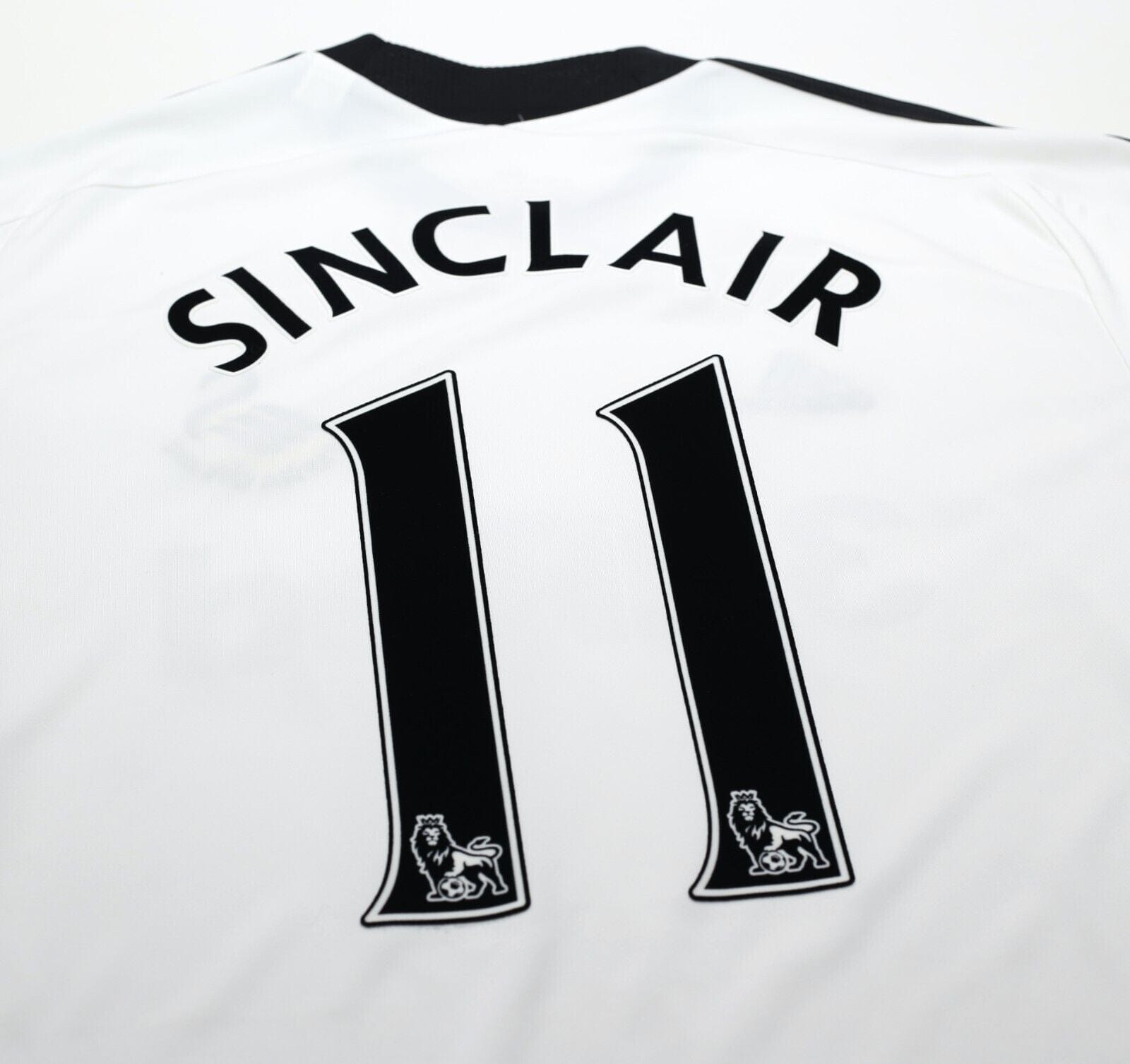 2011/12 SINCLAIR #11 Swansea City Vintage adidas Home Football Shirt (L)
