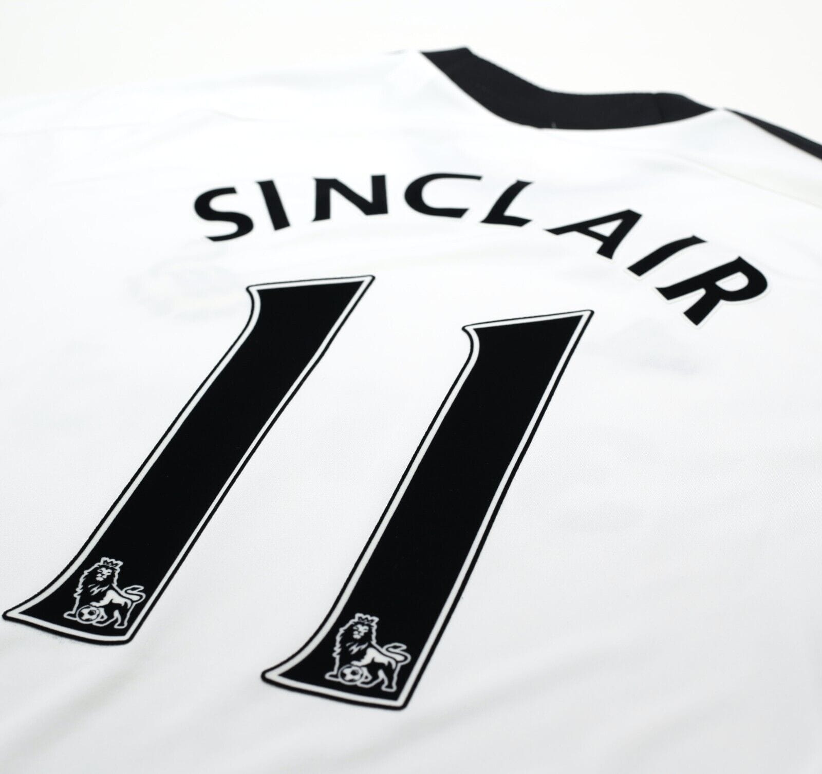 2011/12 SINCLAIR #11 Swansea City Vintage adidas Home Football Shirt (L)