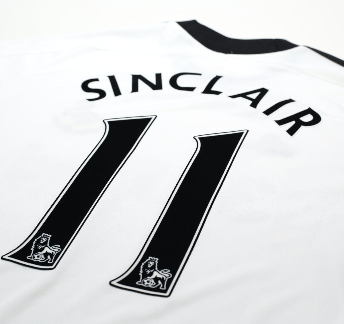 2011/12 SINCLAIR #11 Swansea City Vintage adidas Home Football Shirt (L)