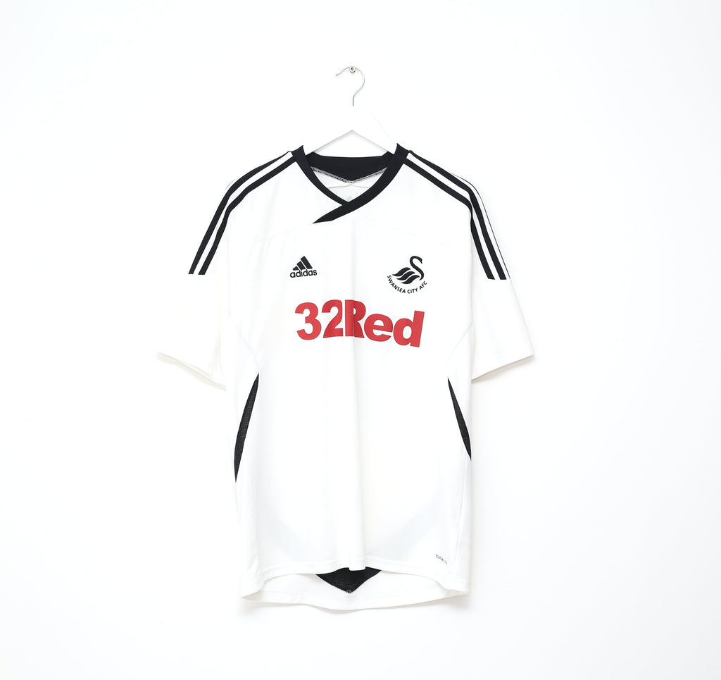 2011/12 SINCLAIR #11 Swansea City Vintage adidas Home Football Shirt (L)