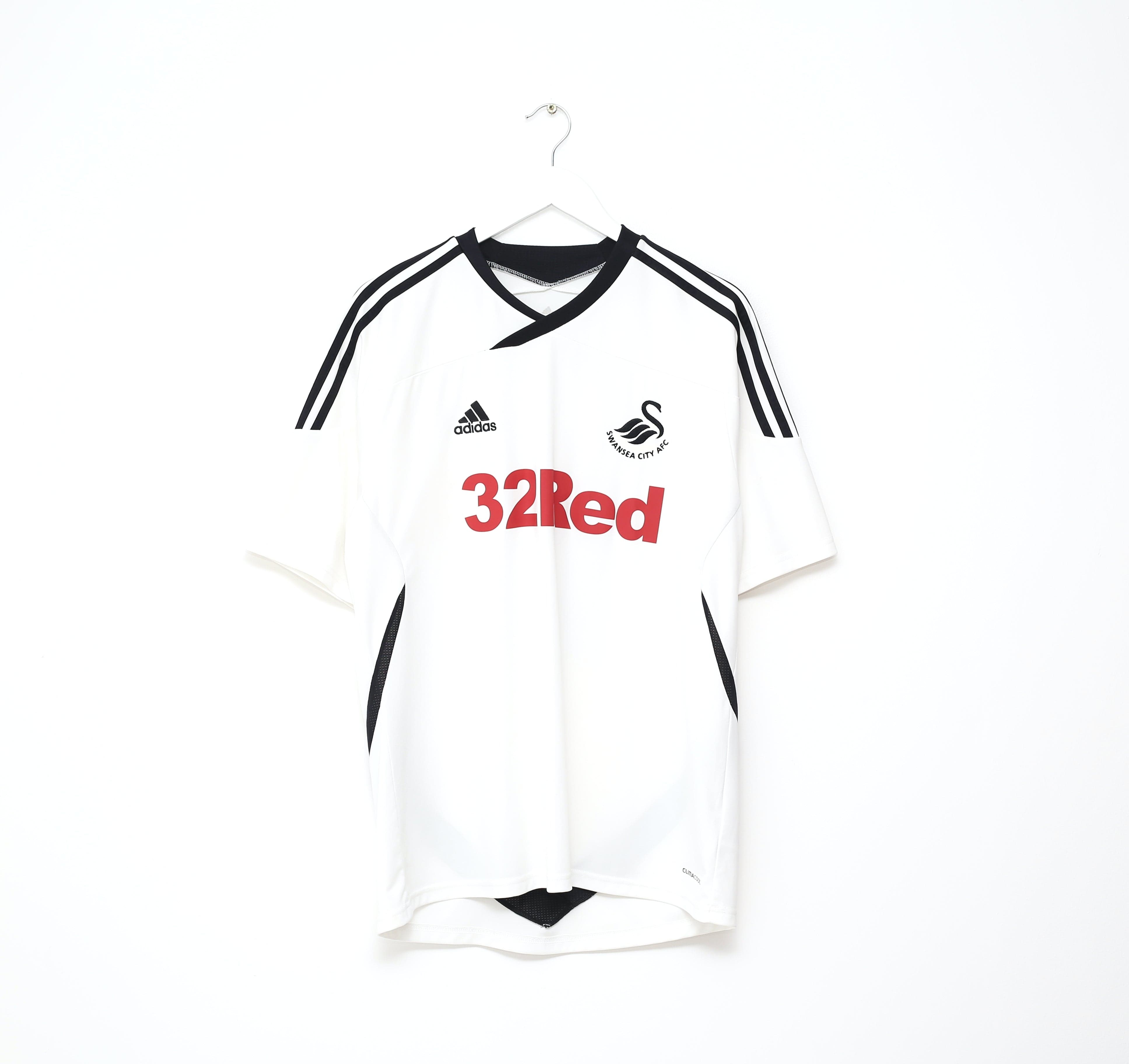 2011/12 SINCLAIR #11 Swansea City Vintage adidas Home Football Shirt (L)
