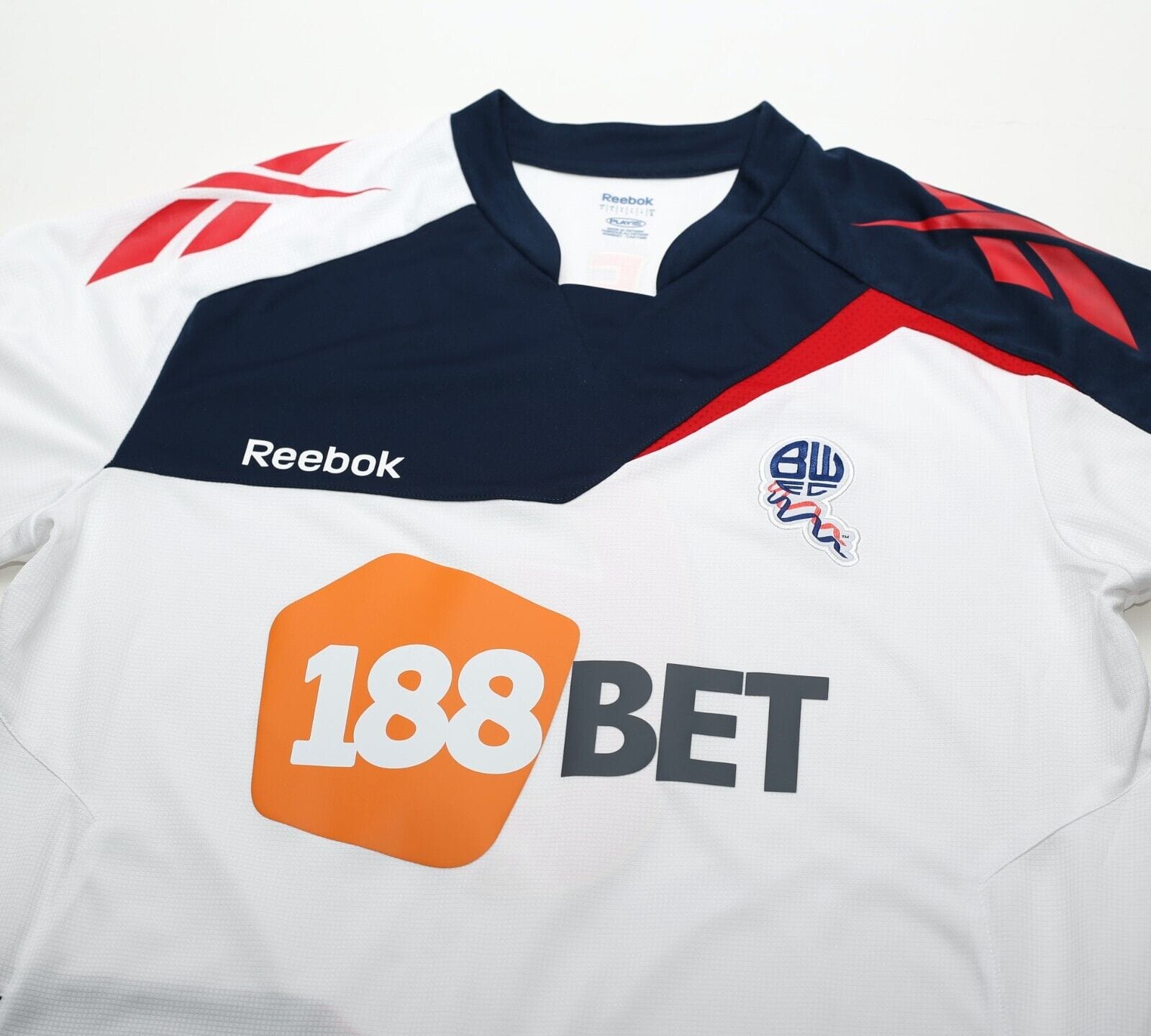 2011/12 SPEED #6 Bolton Wanderers Vintage Reebok Home Football Shirt (M/L)