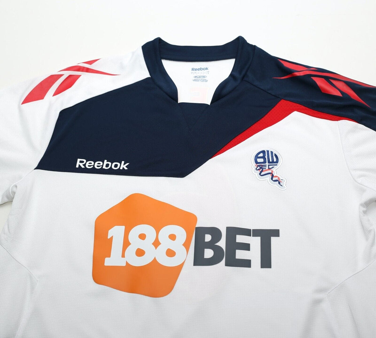 2011/12 SPEED #6 Bolton Wanderers Vintage Reebok Home Football Shirt (M/L)